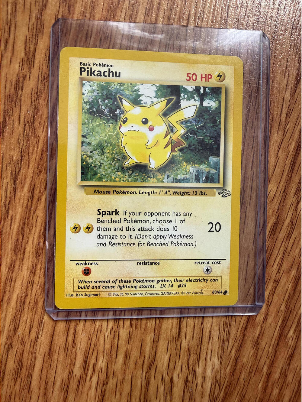 Pokemon - Single Trading Card - Pikachu 60/64 - Normal
